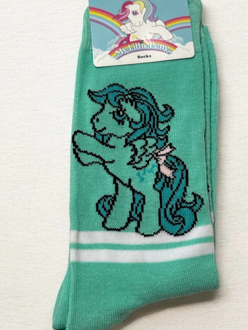 My Little Pony Teal Kids Socks with Pony Graphic
